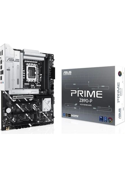 Asus Prıme Z890-P Ddr5 8666MT/S 1xhdmı 1xdp 1xusb Type-C 4xm.2 Atx 1851P (Intel Ultra Processors Serıes 2)