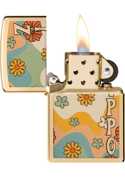 Çakmak 254B Zippo Flower Power 48503-103340 modelleri