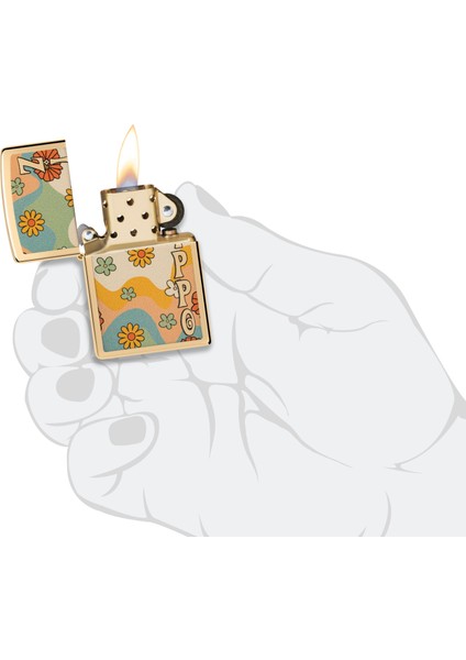 Çakmak 254B Zippo Flower Power 48503-103340 fırsatları