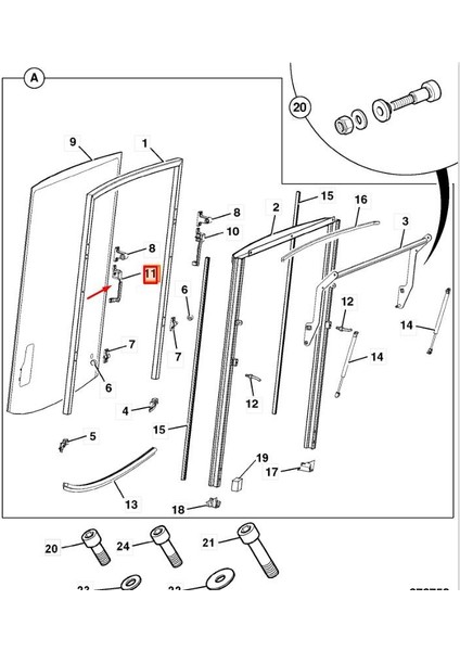 331/28235/P - Sağ Arka Cam Kilit fiyatları