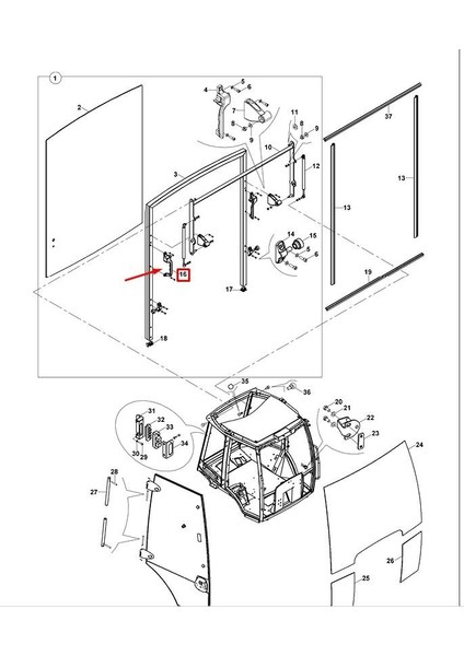 331/28235/P - Sağ Arka Cam Kilit modelleri