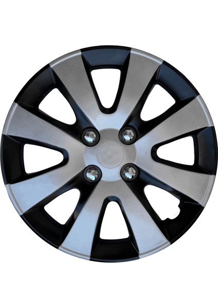 Hyundai I10 I20 I30 Sonata Matrix 15'' Inç Jant Kapağı 4 Adet Çift Renk 301