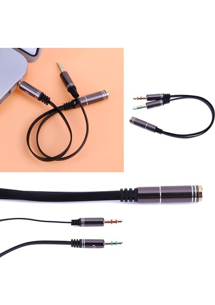Kulaklık Mikrofon 3.5mm Çevirici Ayırıcı Switch Splitter fiyatları