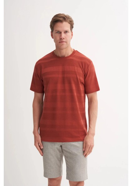 Cazador Bisiklet Yaka Regular Fit Örme Tişört 4123 fiyatları