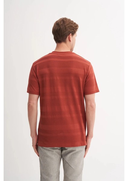 Cazador Bisiklet Yaka Regular Fit Örme Tişört 4123 fırsatları