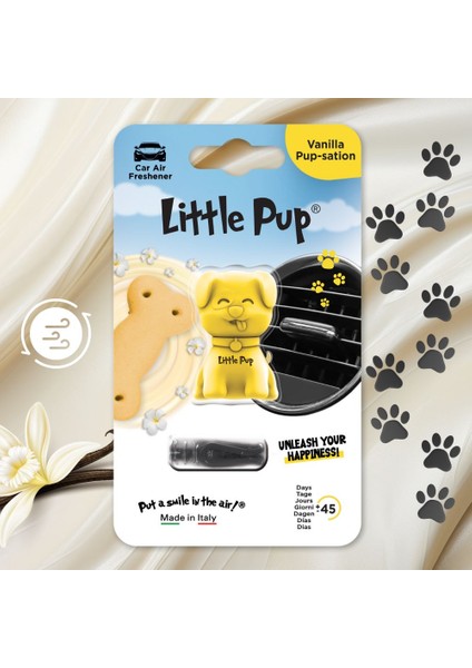 Little Pup Vanilya Araç Kokusu (Pup-Sation) -45 Gün -Oto Kokusu Kalıcı Klima Parfüm