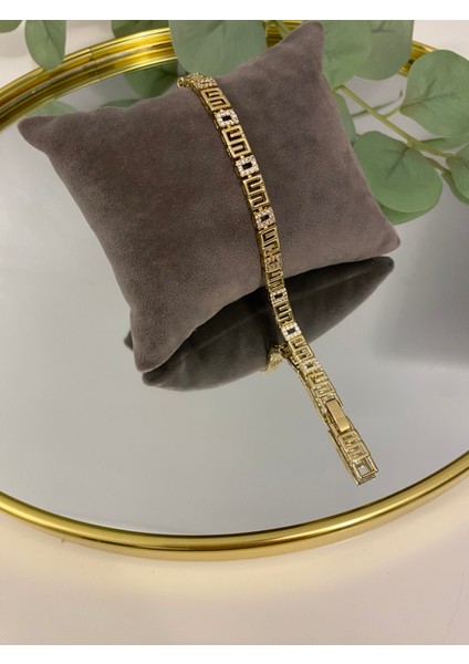 Xuping Xp 14 K Altın Kaplama Hediyelik Suya Dayanıklı Kadın Bileklik 17 cm 19 cm Ayarlanabilir