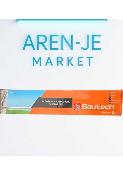 Aren-Je Alüminyum Çamaşırlık Sistemi – Parlak Eloksallı