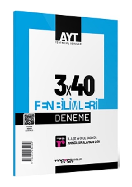 2025 Ayt Fen Bilimleri 3X40 Deneme