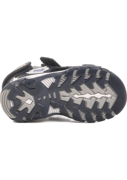 Lacivert Kırmızı Cırtlı Erkek Çocuk Spor Sandalet 173110 B indirimleri