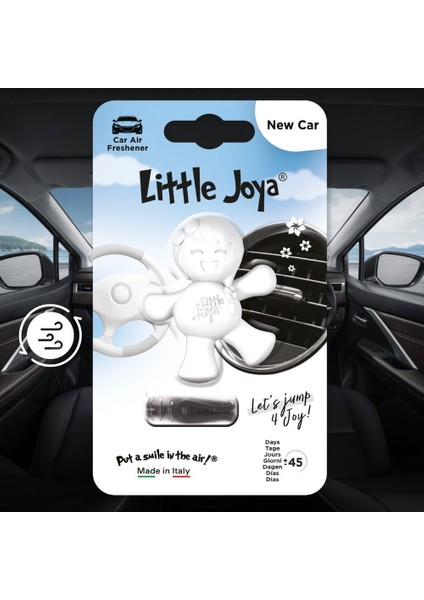 Little Joya Yeni Araç Kokusu (New Car) -45 Gün -Oto Kokusu Kalıcı Klima Parfüm