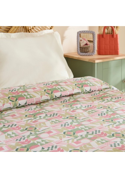 Tamina %100 Pamuk Çift Kişilik Tek Pike Gül Kurusu modelleri