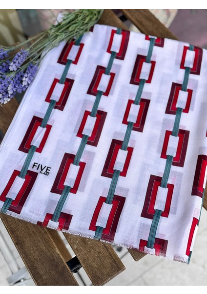 Desenli Cotton Pamuk Şal
