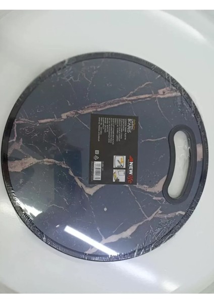Plastik Yuvarlak Kesim Panosu Kesme Tahtası ROYALEKS-CLKN-131G