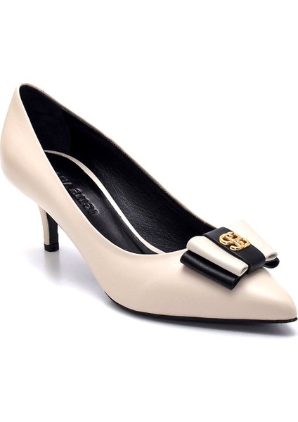 Vedran Krem Hakiki Deri Kadın Stiletto & Abiye fiyatları