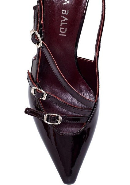 Ghens Bordo Rugan Kadın Stiletto & Abiye fırsatları