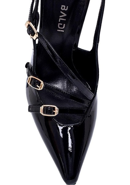 Lıch Siyah Rugan Kadın Stiletto & Abiye fırsatları