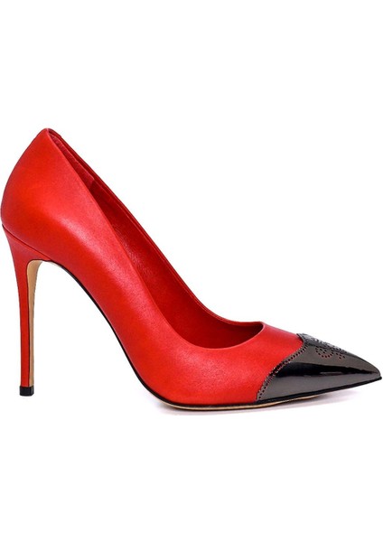 Sılan Kırmızı Hakiki Deri Kadın Stiletto & Abiye fiyatları