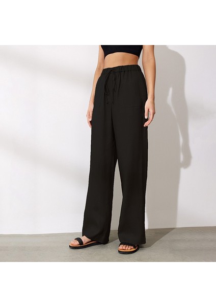 Beli Bağcıklı Keten Pantolon fiyatları