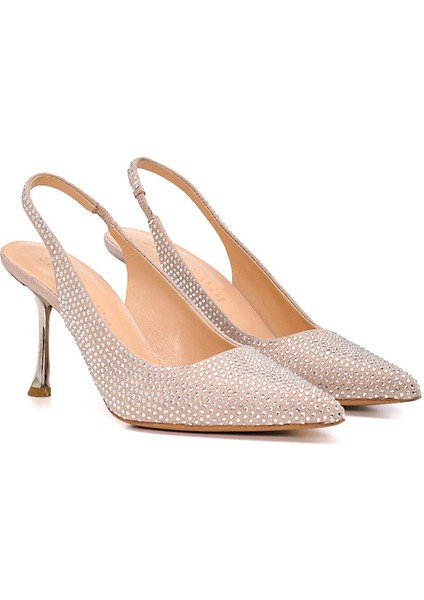 Sılvana Bej Süet Kadın Stiletto & Abiye fiyatları