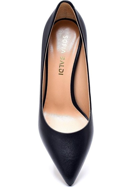 Nancy Siyah Hakiki Deri Kadın Stiletto & Abiye fırsatları
