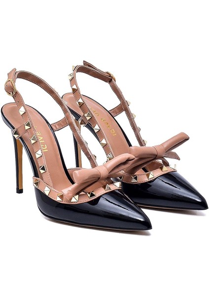 Hula Siyah Rugan Kadın Stiletto & Abiye modelleri