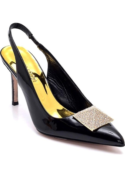 Lenı Siyah Rugan Kadın Stiletto & Abiye fiyatları