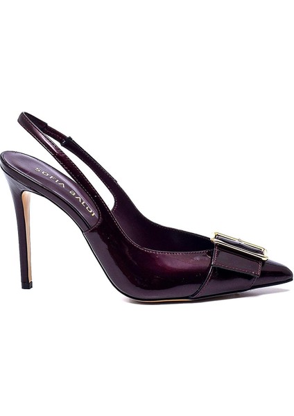 Note K.bordo Rugan Kadın Stiletto & Abiye