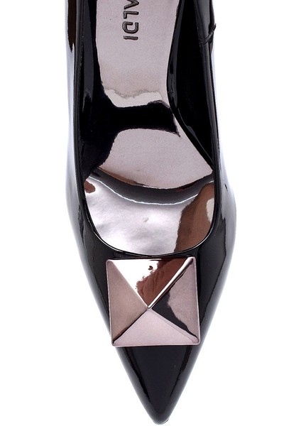 Mınu Siyah Rugan Kadın Stiletto & Abiye modelleri