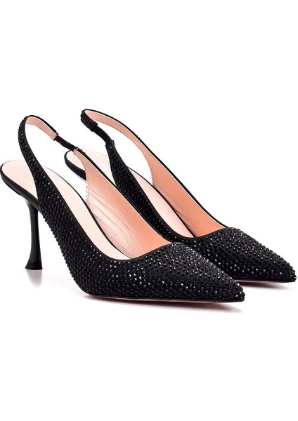 Sılvana Siyah Tekstil Kadın Stiletto & Abiye fiyatları