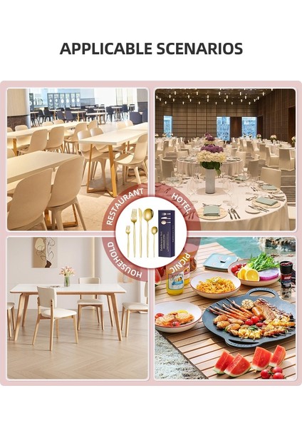 Vintage Western Cutlery 24 Parça Set Paslanmaz Çelik Çatal Bıçak, Çatal ve Kaşık (Yurt Dışından) fırsatları