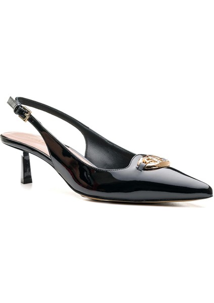 Preny Siyah Rugan Kadın Stiletto & Abiye