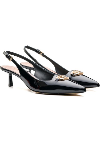 Preny Siyah Rugan Kadın Stiletto & Abiye