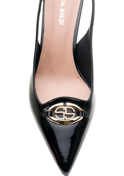 Preny Siyah Rugan Kadın Stiletto & Abiye