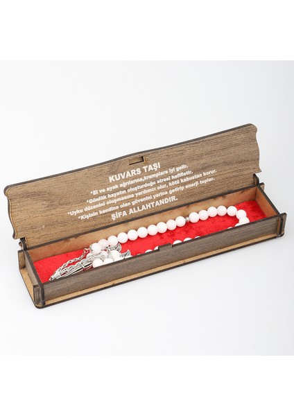 Kutulu 33 Lü Tesbih Kuvars