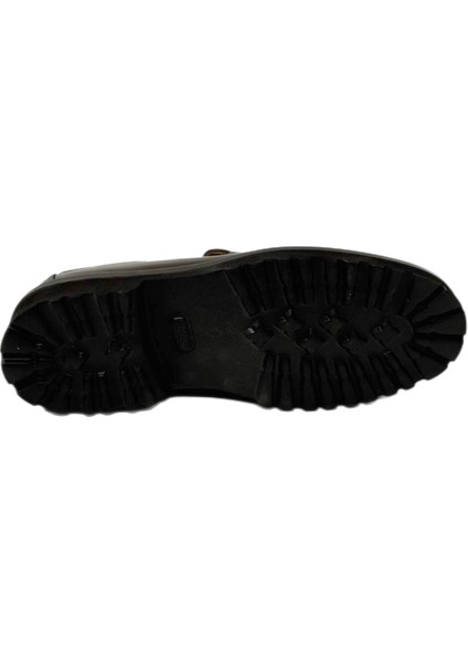 2002 Erkek Yüksek Taban Tokalı Bağsız Şık Kundura Kahve indirimleri