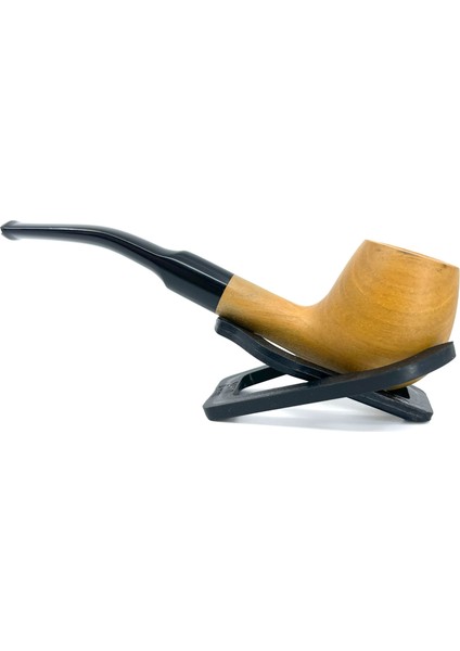 Half Bent Apple Metal Filtreli Pipo - Naturel 2407