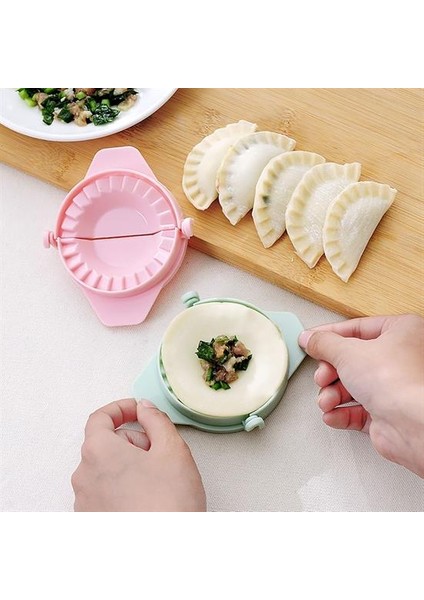 3&amp;apos;lü Çiğ Börek Kurabiye Hamur Işi Ravioli Kesme Kalıbı Aparatı (47 - 1OL3154-2161