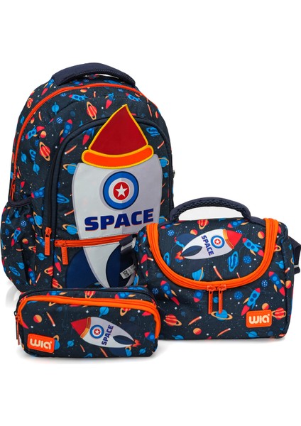 Space Erkek Çocuk Çanta Seti