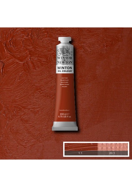 Winton Yağlı Boya 200ML Light Red 362