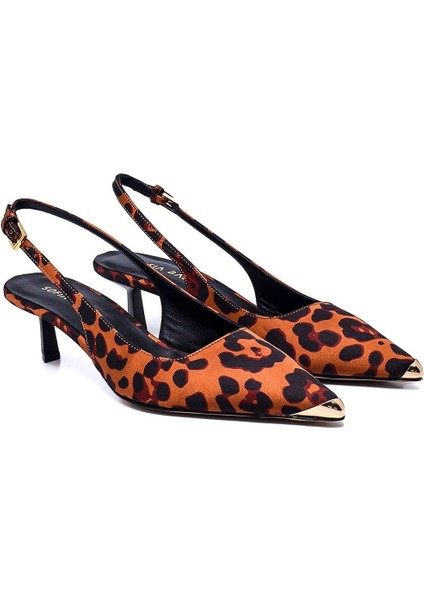Parco Leopar Tekstil Kadın Stiletto & Abiye modelleri