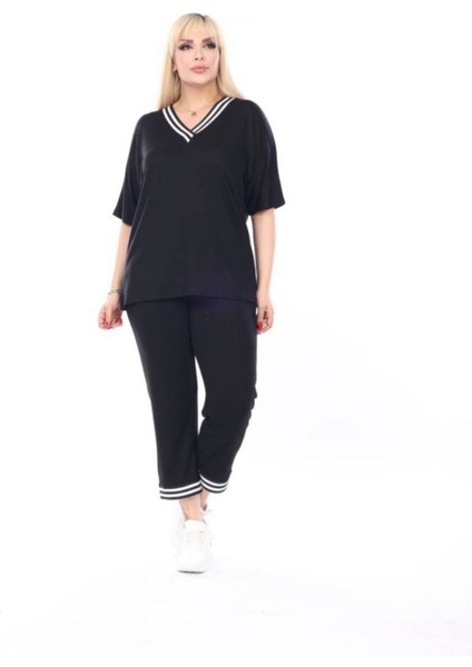 Büyük Beden Kapri Ikili Penye Takım fırsatları