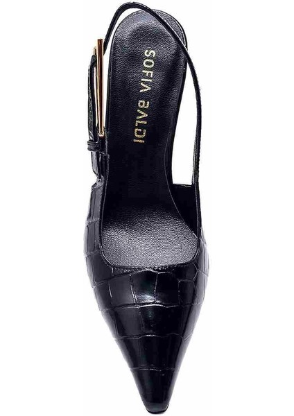 Meta Siyah Hakiki Deri Kadın Stiletto & Abiye fırsatları