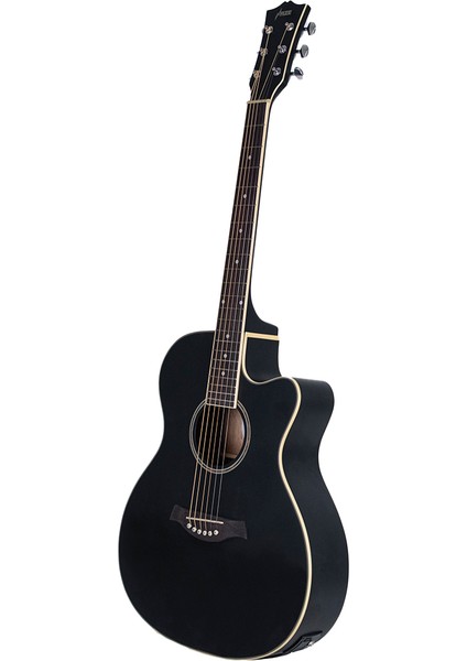 F-560CEQMBK Siyah Elektro Akustik Gitar modelleri