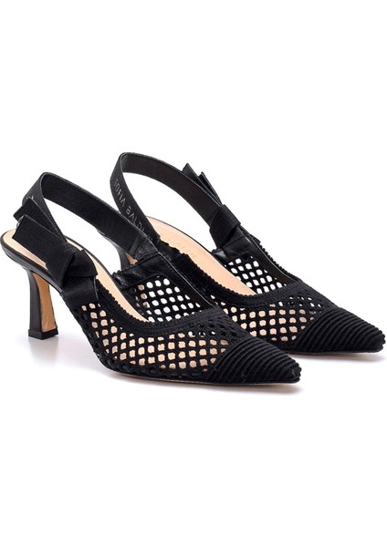 Hıra Siyah Tekstil Kadın Stiletto & Abiye fiyatları