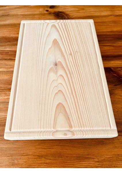 Eramasif %100 Ladin Yekpare Kalın Et Ekmek Sebze Kesme Tahtası 37X24,5X4,5CM fırsatları