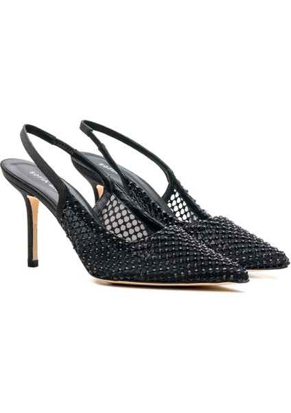 Evens Siyah Tekstil Kadın Stiletto & Abiye modelleri