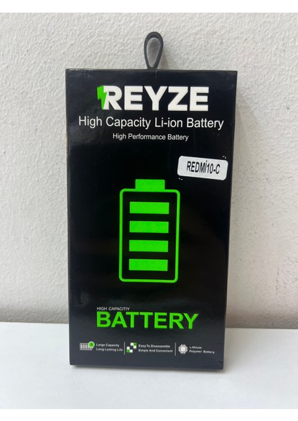 Reyze Redmi 10-C BN5G Batarya güçlendirilmiş 4900 mah akım korumalı devre koruma modelleri