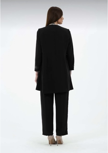 Alçiçek Kadın Büyük Beden Petek Kumaş Pantolonlu Tunik Ikili Anne Abiye Takım fiyatları