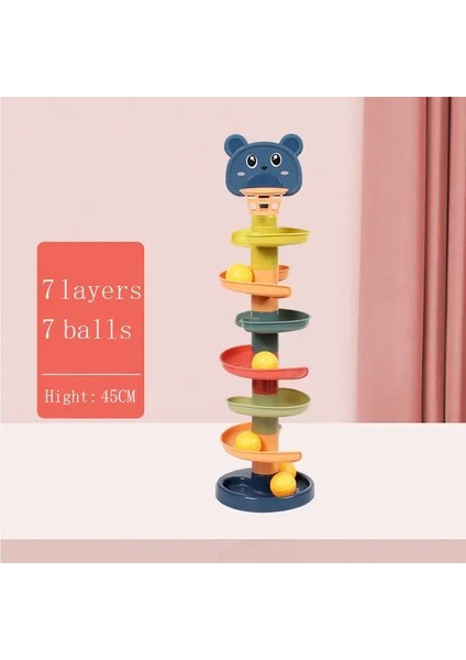 Montessori Bebek Oyuncak Haddeleme Topu Çocuklar Montessori Eğitim Oyunları Bebekler Için Yok Bebek Geliştirme Oyuncakları Çocuk Renk: ST777 (Yurt Dışından)
